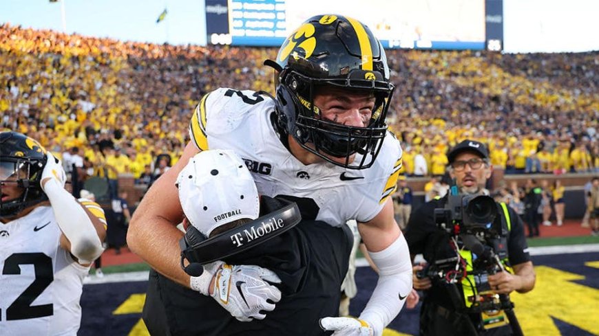 Iowa wide receiver 'blacked out' after hauling in last-second game winner against Michigan