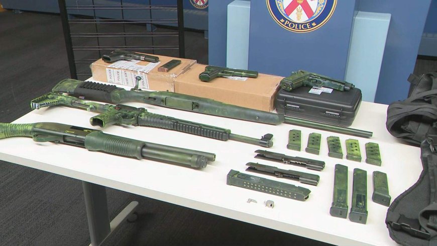 15 firearms seized, trio charged after Toronto police trafficking investigation