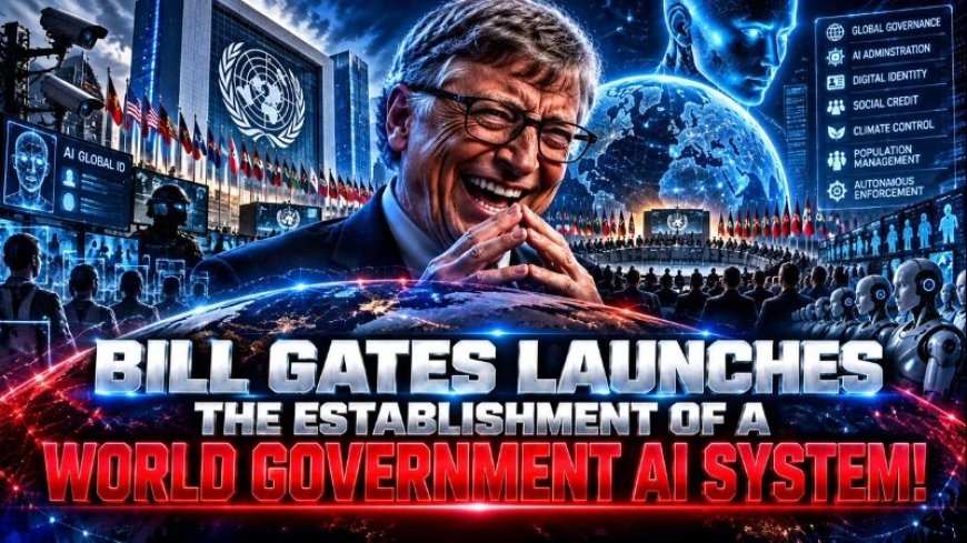 DEEP DIVE BREAKDOWN: Bill Gates Launched The International PR Tour To Promote The Establishment Of A World Government AI System!