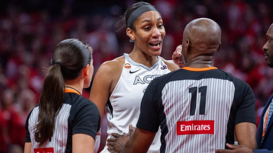 WNBA refs miss opportunity to eject A'ja Wilson over meltdown, entering stands