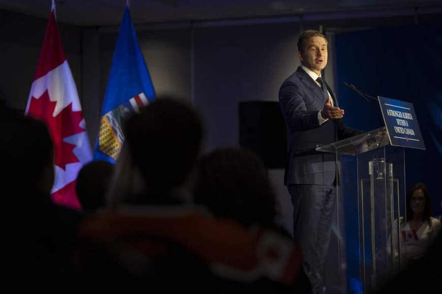 ‘Separation will not solve problems’: Poilievre speaks in Alberta ahead of referendum