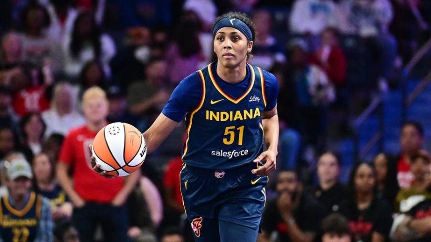 WNBA commentator Sydney Colson physically restrained after going after Fever fan following A'ja Wilson mess