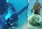 Police officers spot strange objects underwater, then make remarkable ancient discovery