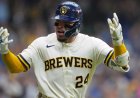 Brewers take Game 1 of NLDS after a controversial call on sure-fire home run ball that hit the stadium roof