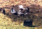 Deadly crash kills two as plane plunges into 'ball of flames' near suburban golf course