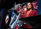 Minnesota GOP chair blasts progressive group over KKK-themed sign shown during Black House speaker's remarks