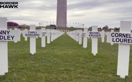 WATCH: 3,000 Crosses at Washington Monument for South African Farm Murder Victims
