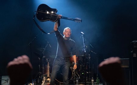 Springsteen, other stars share stage with hardcore leftist groups at music fest