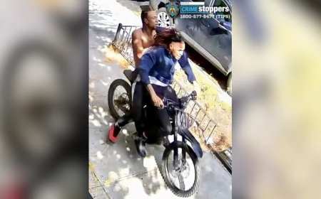 Manhunt for E-Bike Bandits After NYPD Detective Stabbed Repeatedly in Broad Daylight Robbery