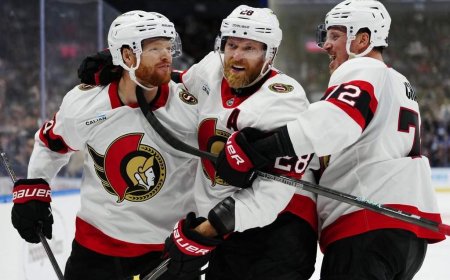 Halliday scores winner, Senators top Maple Leafs