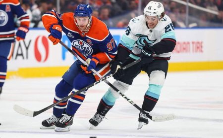 Oilers top Kraken 3-1 for second straight win
