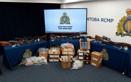 Pair charged after 13 guns, 20K rounds of ammunition seized: Manitoba RCMP