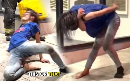 Video: ‘Demon Possessed’ Woman In Throes of Drug Overdose Wildly Flops Around Sidewalk As First Responders Watch On In Horror