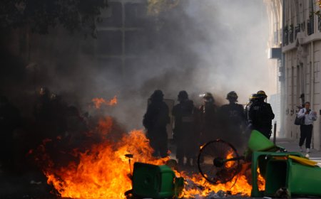 Teenager’s hand blown off as French school protests enter 3rd week