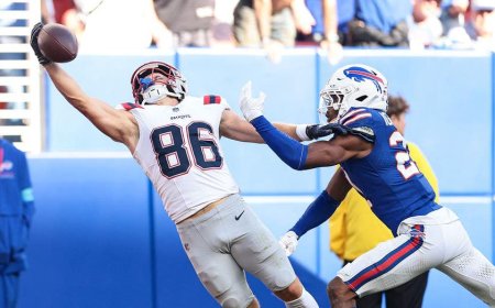 Patriots receiver's girlfriend celebrates his game-winning touchdown by peeing her pants