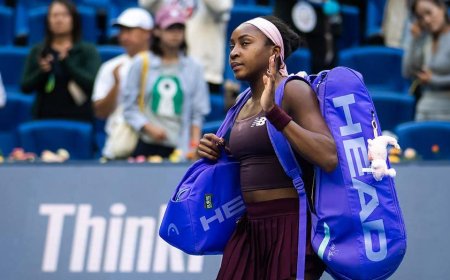 Coco Gauff eliminated from tournament after 'draining' racial commentary, match controversy