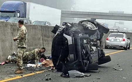‘She’s Got A Knife’: Soldiers Rescue 2 Children After Mother Crashes Car, Begins Stabbing Them