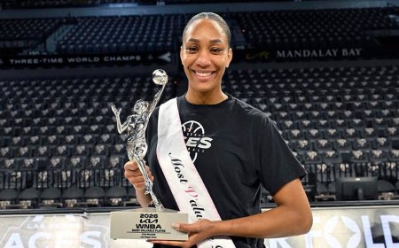 A'ja Wilson wins record fifth MVP as first three-peat in WNBA history strengthens all-time greatness case
