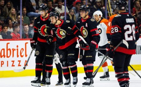 Senators forward Eklund out with ankle injury