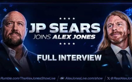 WATCH THE POWERFUL FULL INTERVIEW! Top Comedian JP Sears Joins Alex In The Historic Original Infowars Studio