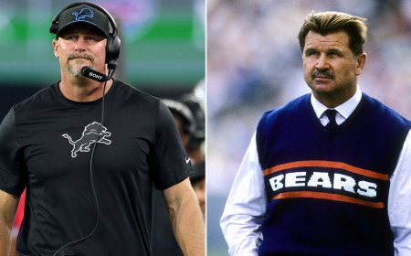 Lions head coach pays tribute to Mike Ditka after learning of his death from a press conference question