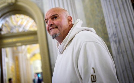 Fetterman plays political maverick, but his voting record tells another story