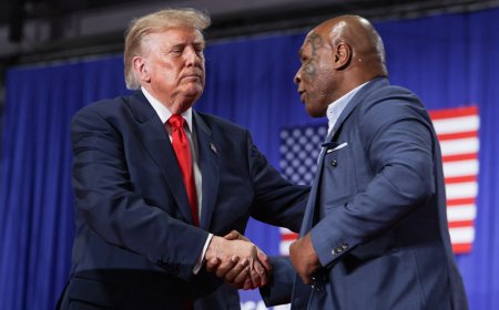 Mike Tyson predicts ‘Donald Trump will win’ midterms before joining president for New York rally