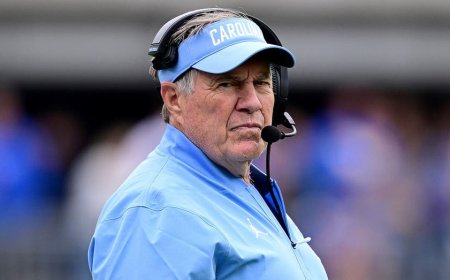 Bill Belichick earns first win against ranked opponent as UNC upsets No 25 Pitt on road