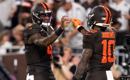 Browns players hit with fines for pretending to smoke after scoring a touchdown