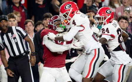 Refs' crucial no call looms large over Georgia's victory over Alabama
