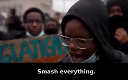 “Our Message Is: Smash Everything” – Black Belgian Student Doesn’t Even Know Why He’s Protesting In Revealing Video
