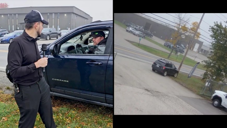 Shock Video: Man Attempts To Run Over Reporter