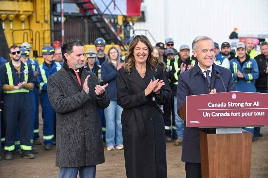 Another oilsands boom? Smith, Carney say this time Canada will be ready