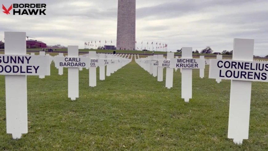 WATCH: 3,000 Crosses at Washington Monument for South African Farm Murder Victims