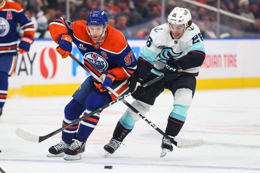 Oilers top Kraken 3-1 for second straight win