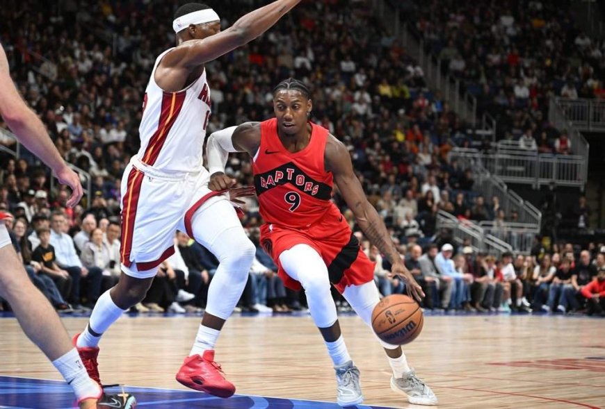 Raptors fall to Heat 129-105 in Quebec City