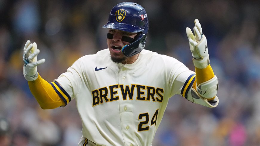 Brewers take Game 1 of NLDS after a controversial call on sure-fire home run ball that hit the stadium roof