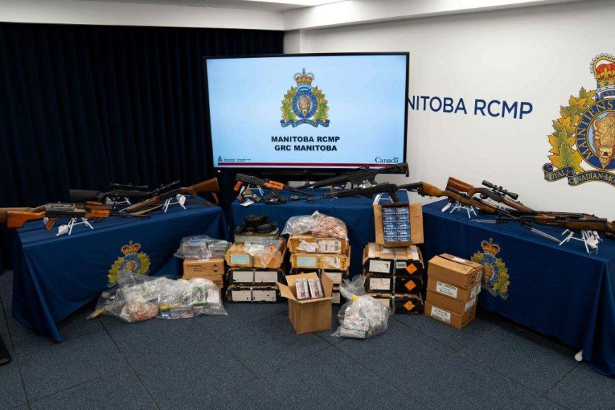 Pair charged after 13 guns, 20K rounds of ammunition seized: Manitoba RCMP