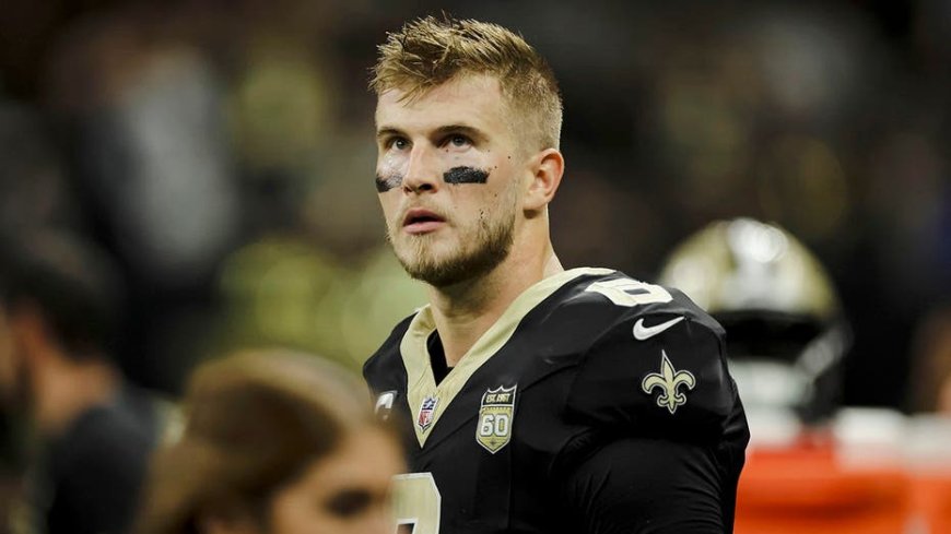 Saints star quarterback Tyler Shough reacts to fans' boos after dismal prime-time performance vs Falcons