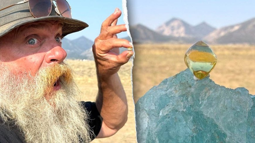 Man hunting for gems at state park spots something 'glowing' in the gravel: 'I was shaking'