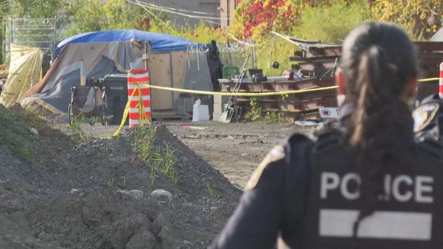 Woman dead after fire at Montreal homeless encampment