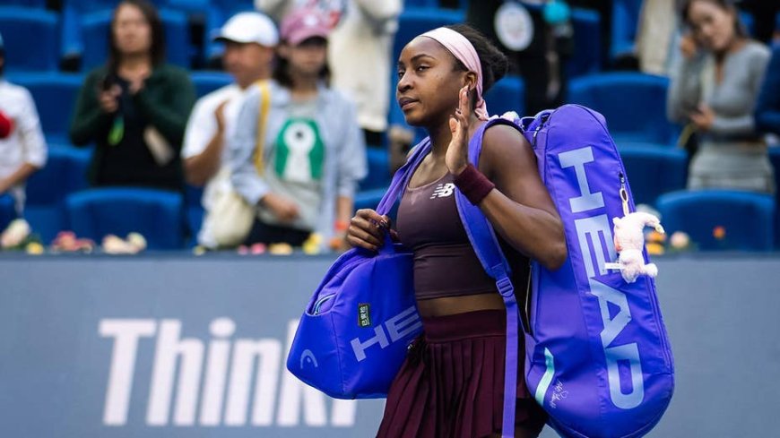 Coco Gauff eliminated from tournament after 'draining' racial commentary, match controversy