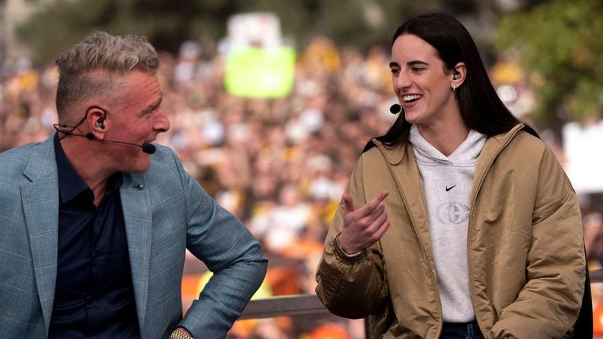 Caitlin Clark joins Pat McAfee on ESPN's 'College GameDay,' and left-wing podcasters have a problem with it