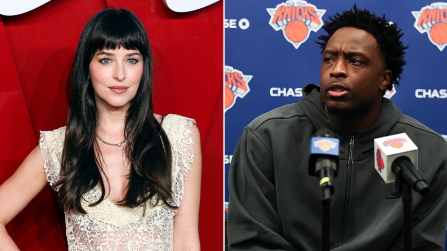 Actress Dakota Johnson was convinced no one could possibly have the name 'OG Anunoby'