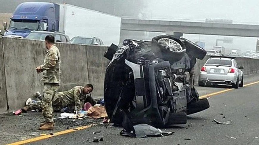 ‘She’s Got A Knife’: Soldiers Rescue 2 Children After Mother Crashes Car, Begins Stabbing Them