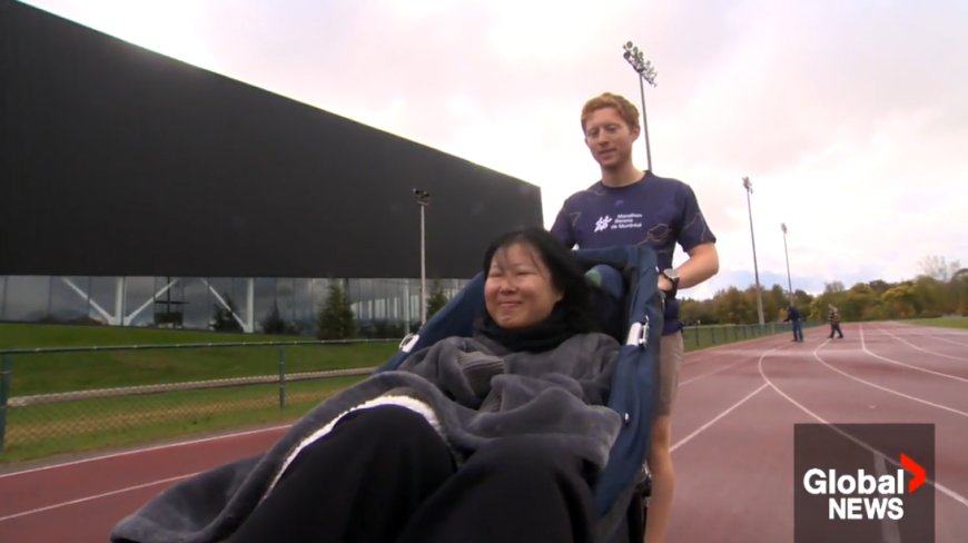 Montreal couple takes on marathon together following ALS diagnosis