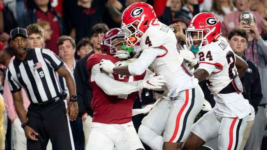 Refs' crucial no call looms large over Georgia's victory over Alabama