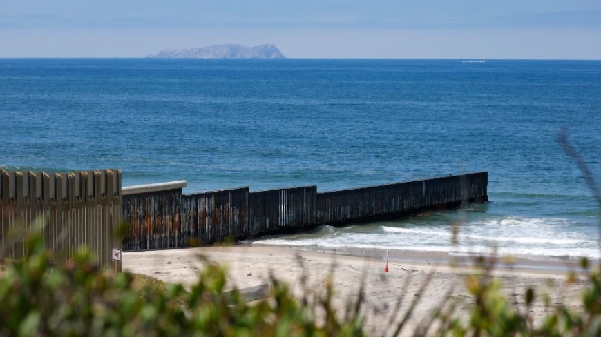 Mob of Illegals Caught Swimming to California