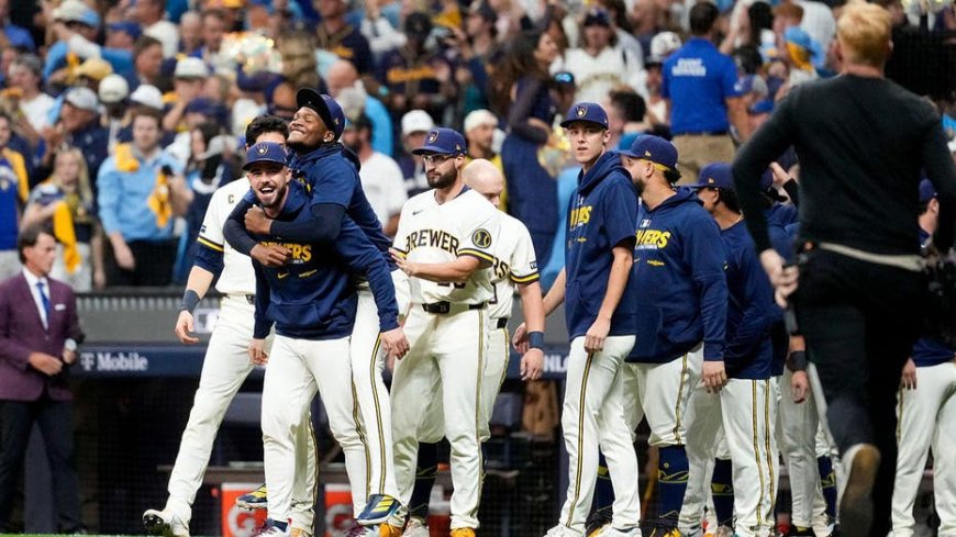 Brewers stun Dodgers, 2-1, in NLCS Game 1 as LA's offense flops with runners in scoring position